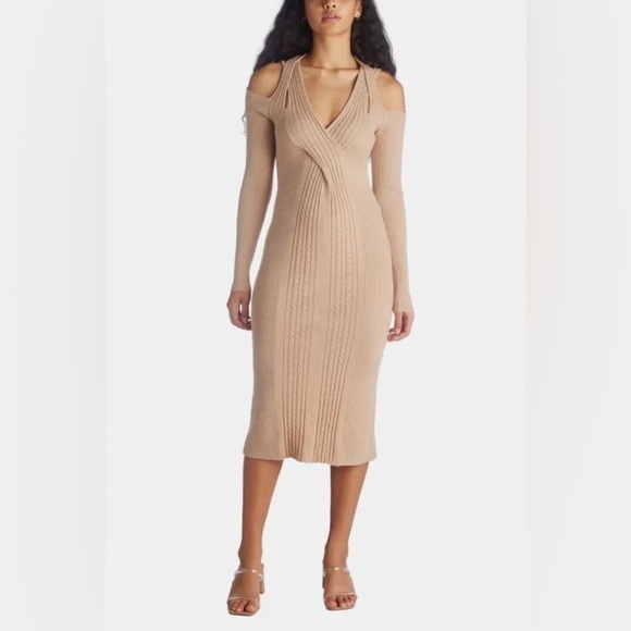 lita by ciara Dresses & Skirts - New! Revolve x Lita by Ciara Merino Wool cable knit cut out dress ✨ Small NWT!